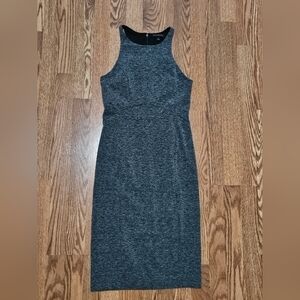 BANANA REPUBLIC Grey Heathered Racerback Bodycon Dress